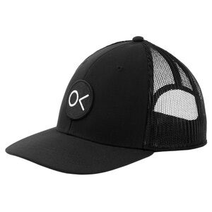 Outerknown OK Patch Trucker Hat Snapback Netplus Mesh Black